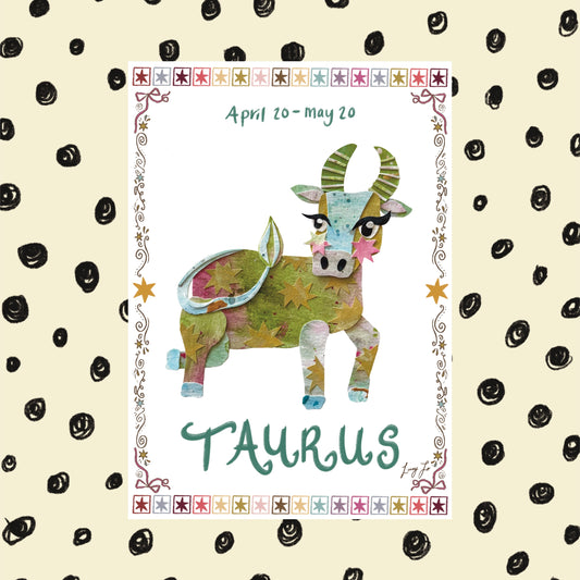 ‘taurus zodiac’ print