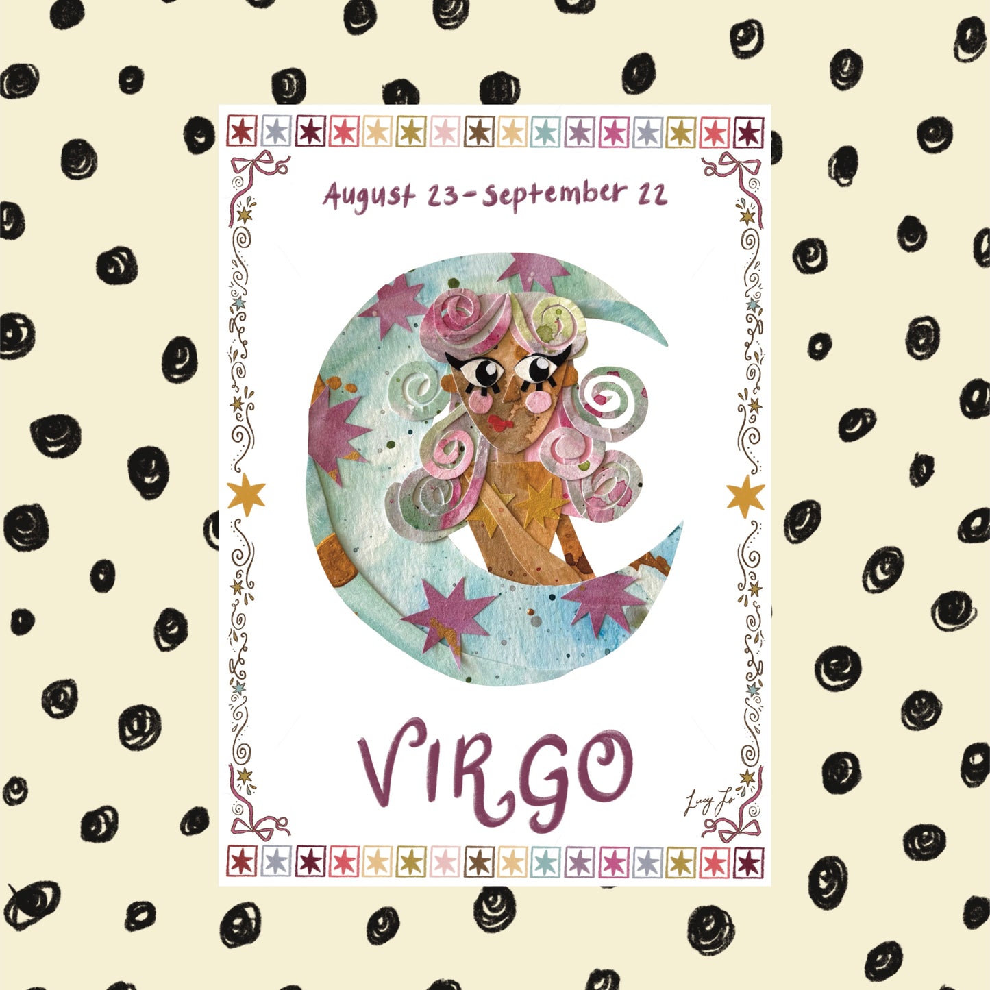 ‘virgo zodiac’ print