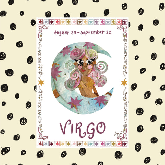 ‘virgo zodiac’ print