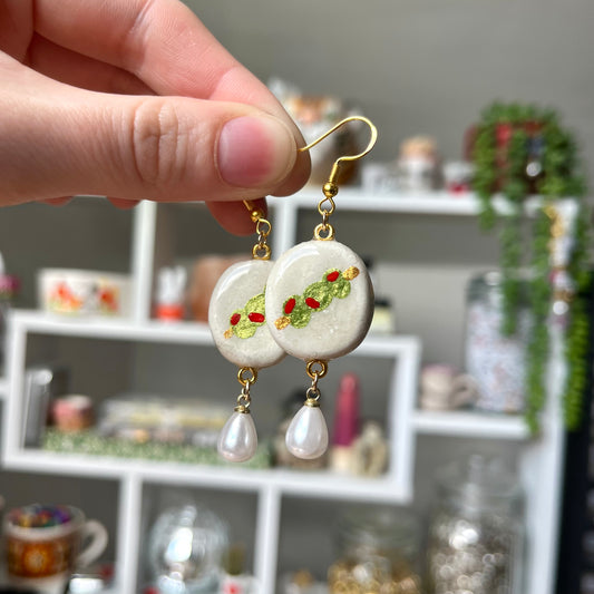 ‘martini’ earrings (gold)