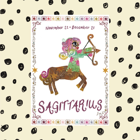 ‘sagittarius zodiac’ print