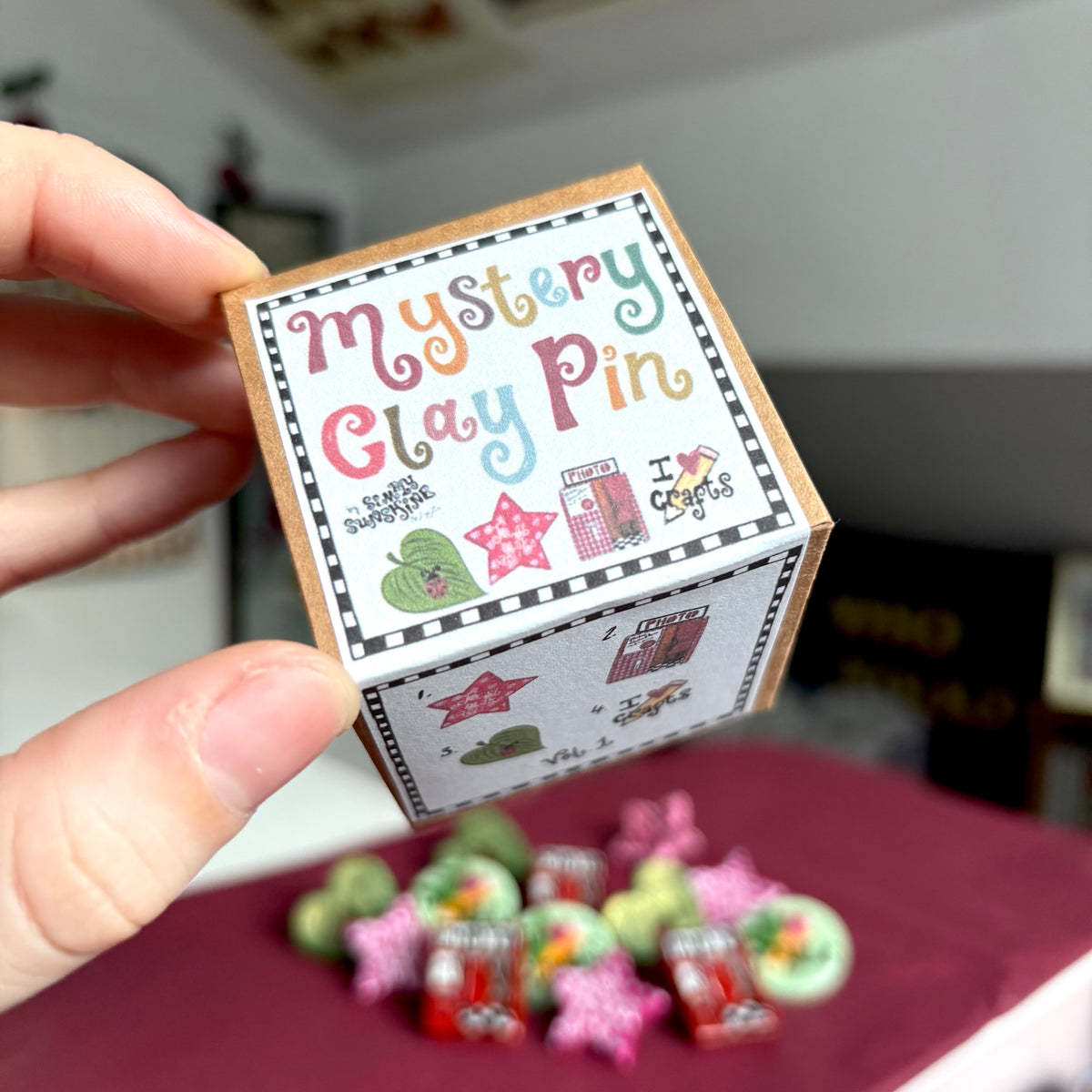 mystery clay pin box