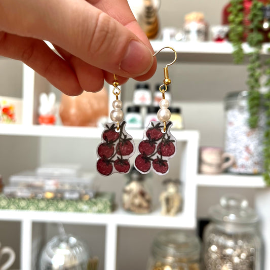 ‘tomato’ earrings