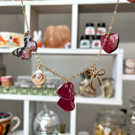 ‘summer fruits’ necklace